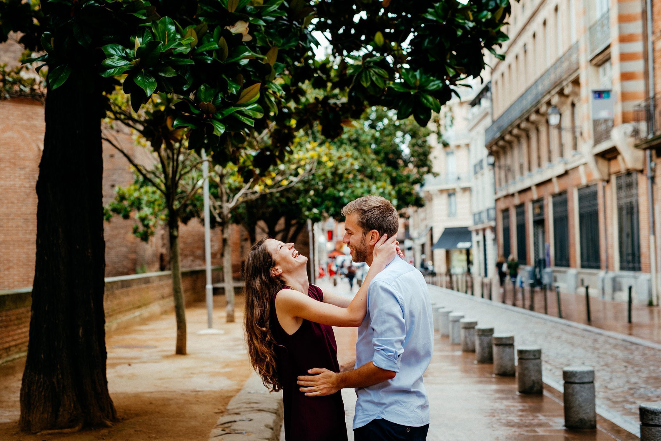 Engagement a Toulouse. Servizio Prematrimoniale a Tolosa. Luisa Basso Wedding Photographer. Italian Wedding photographer